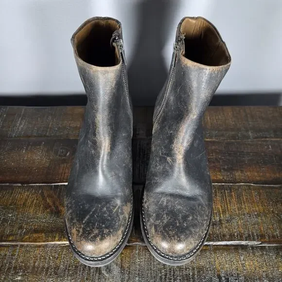 Frye Black Ankle Boots - Picture 2 of 11